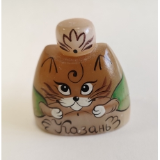 Кот в тюбетейке Забир (надпись по запросу)