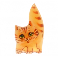 Магнит кот полосатик
