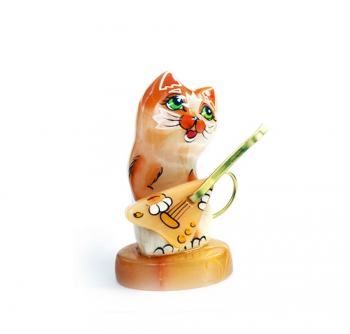 Кот Кузя с электрогитарой
