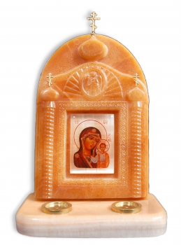 Кивота Богоматерь Казанская (селенит)