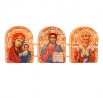 Икона триптих Господь Вседержитель