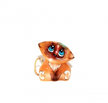 Кот Сиамский с тюбетейкой