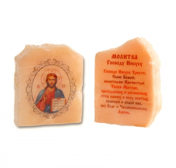  Срез камня лик Иисус Христос