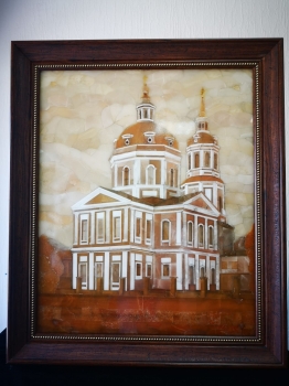 Картина ( мозаика) из камня 