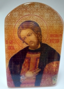 Икона Александр Невский / высокая