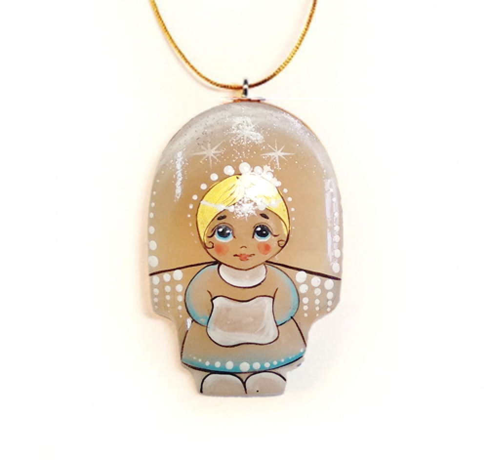 Елочная игрушка снегурочка