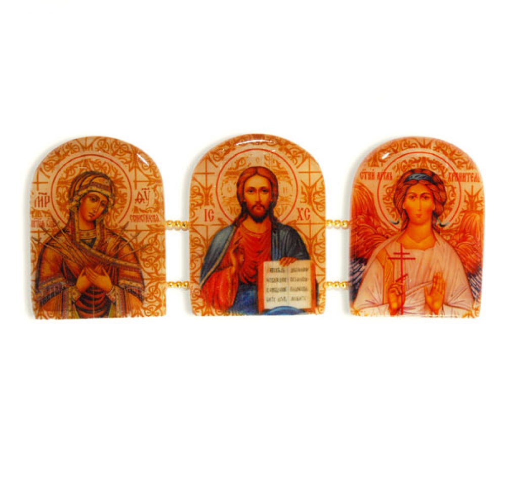 Икона триптих Молитва на умягчение злых сердец