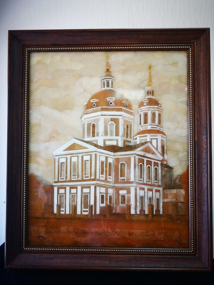 Картина ( мозаика) из камня 